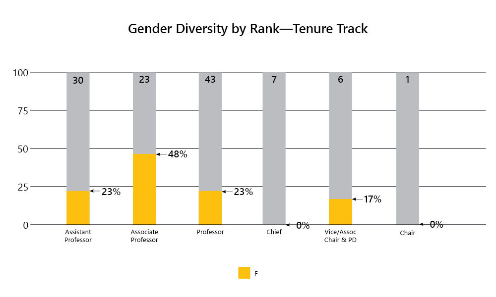 3-Gender Diversity by Rank-Tenure Track